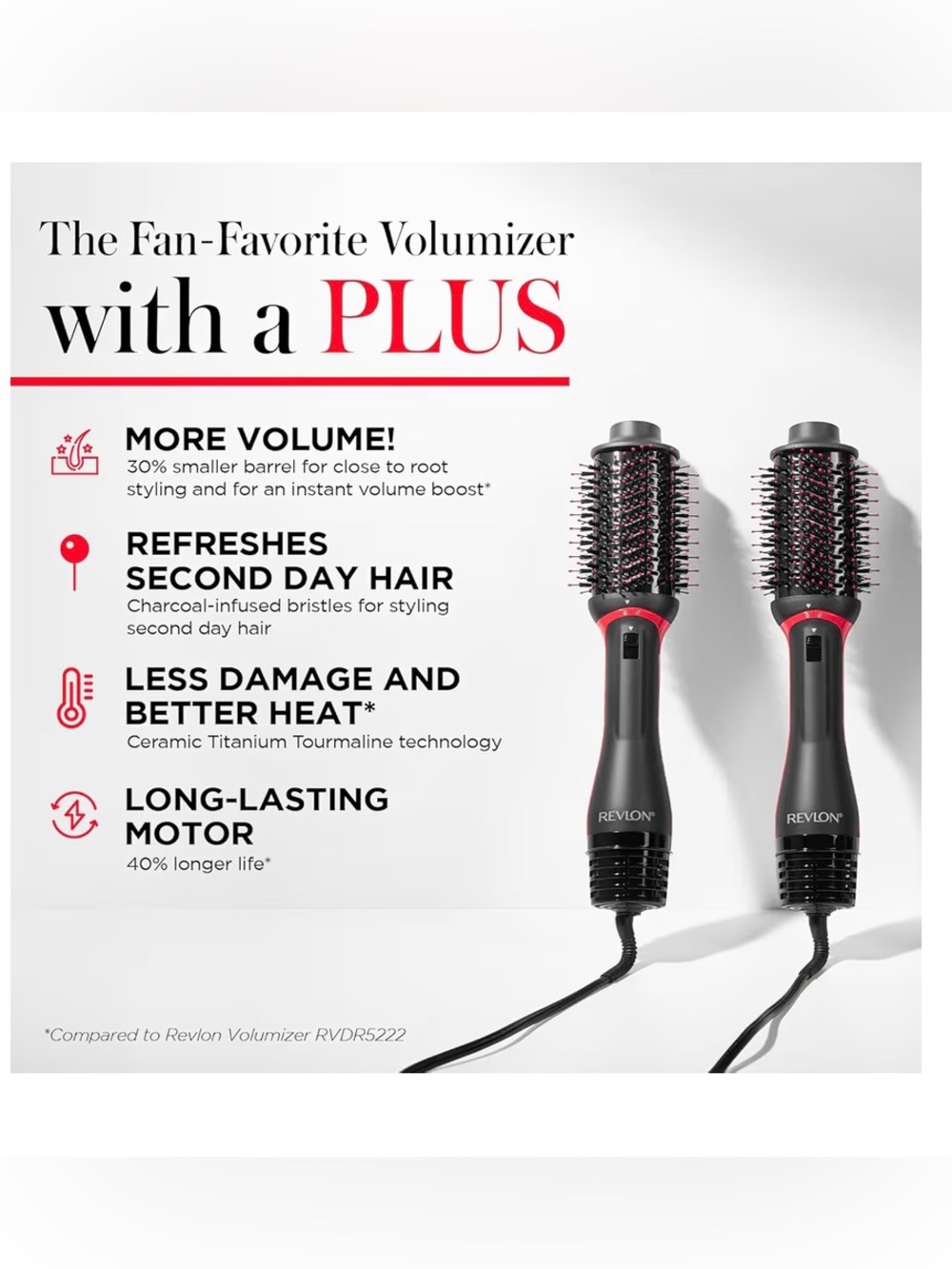 $75. Revlon One-Step Volumizer PLUS Dryer - Black volumizer plus. New open box - Picture 6 of 16